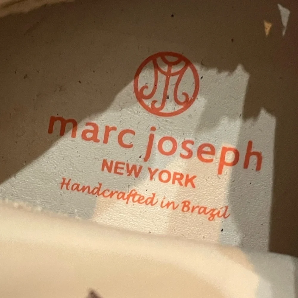 Marc Joseph | Brownish Red Grainy Leather Preppy High Top Bootie Kids Unisex Sz5